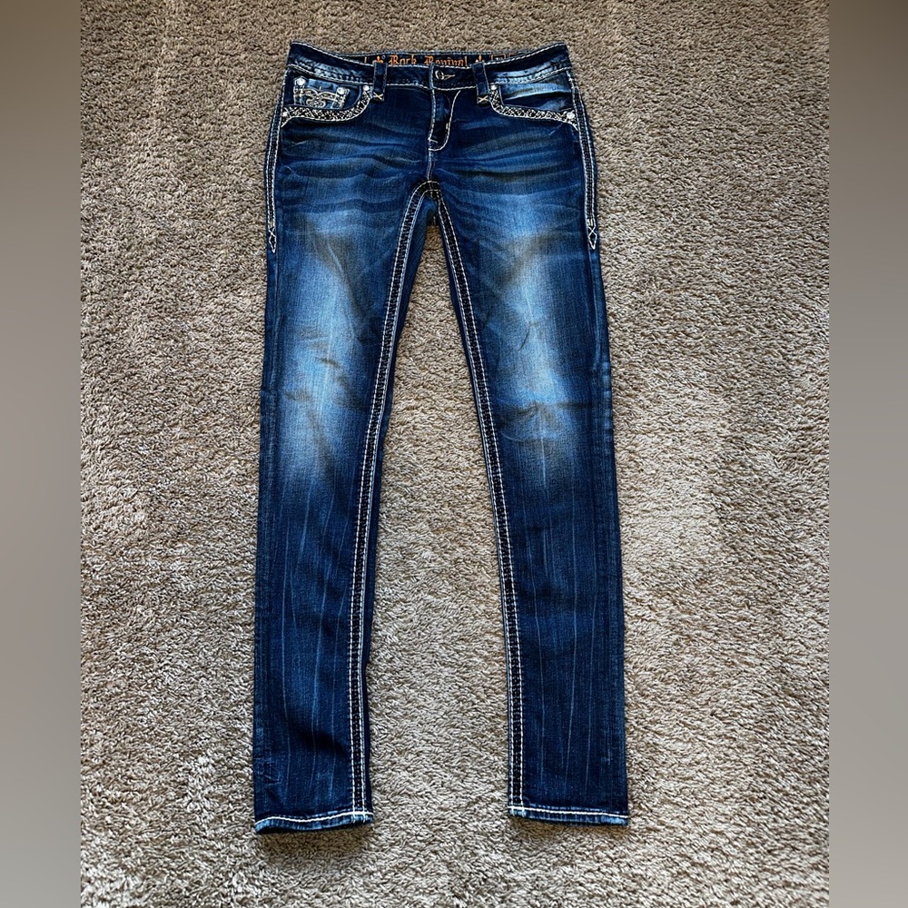 Rock Revival Blue Skinny Jeans
